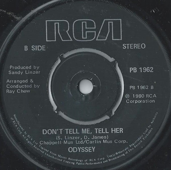 Odyssey (2) : Use It Up And Wear It Out (7", Single, Kno)