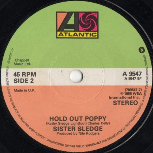 Sister Sledge : Frankie (7", Single, Pap)
