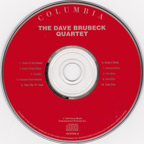 The Dave Brubeck Quartet : The Dave Brubeck Quartet (CD, Comp)