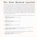 The Dave Brubeck Quartet : The Dave Brubeck Quartet (CD, Comp)