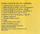 John Ogdon Plays Frédéric Chopin : John Ogdon Plays Chopin (CD)