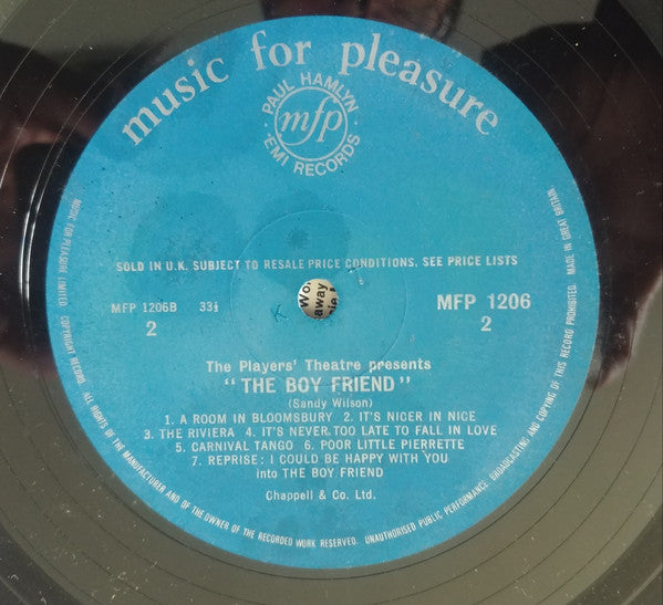 "The Boy Friend" Original London Cast Starring Anne Rogers : The Boy Friend (LP)