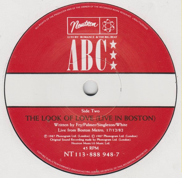 ABC : King Without A Crown (7", Single, Pap)