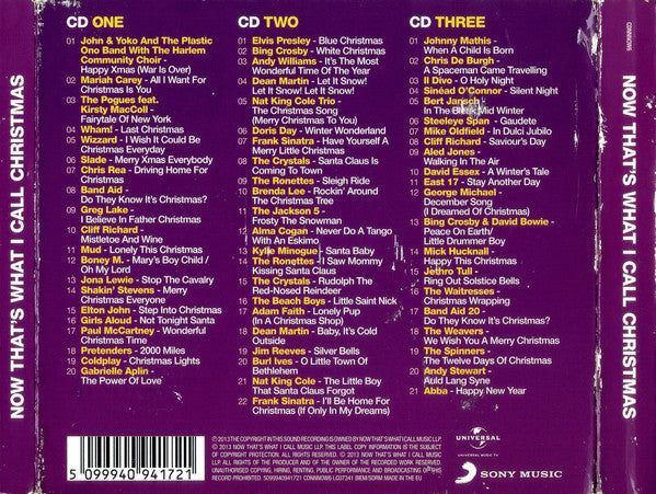 Various : Now That's What I Call Christmas (3xCD, Comp, Mono)