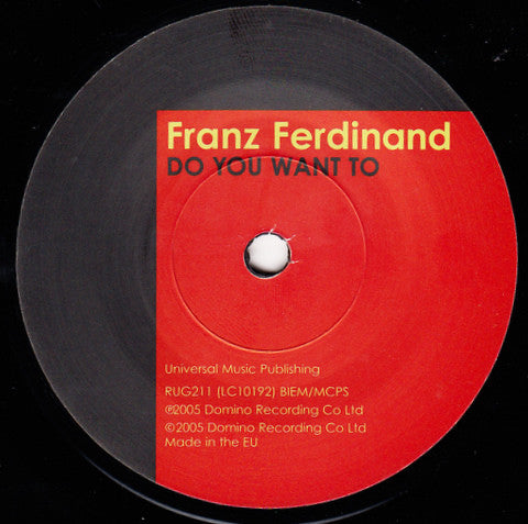 Franz Ferdinand : Do You Want To (7", Single)