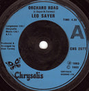 Leo Sayer : Orchard Road (7", Single)