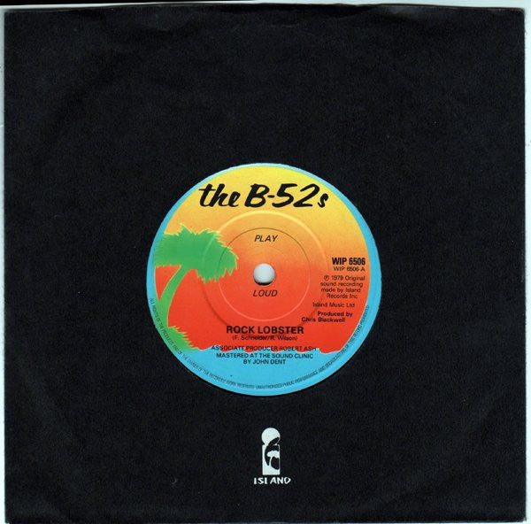 The B-52's : Rock Lobster (7", Single, RP, Sol)