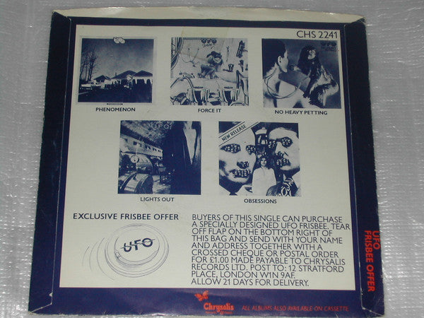 UFO (5) : Only You Can Rock Me (7", Single)