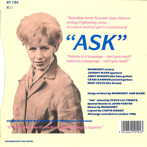 The Smiths : Ask (7", Single, MPO)