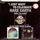 Rare Earth : I Just Want To Celebrate (7", Single, Ame)
