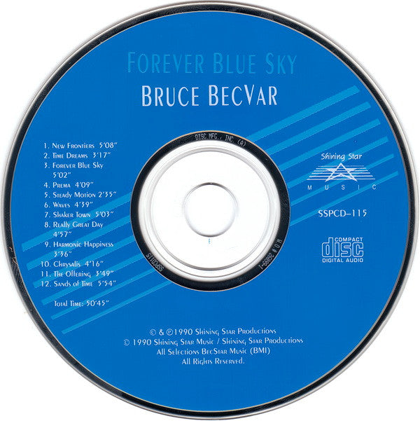 Bruce Becvar : Forever Blue Sky (CD, Album, RP)