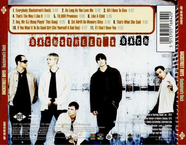 Backstreet Boys : Backstreet's Back (CD, Album, Enh, CD )