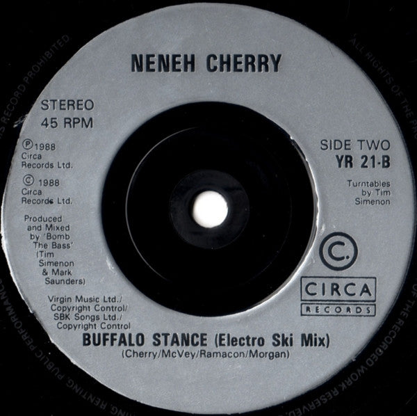 Neneh Cherry : Buffalo Stance (7", Single, Sil)