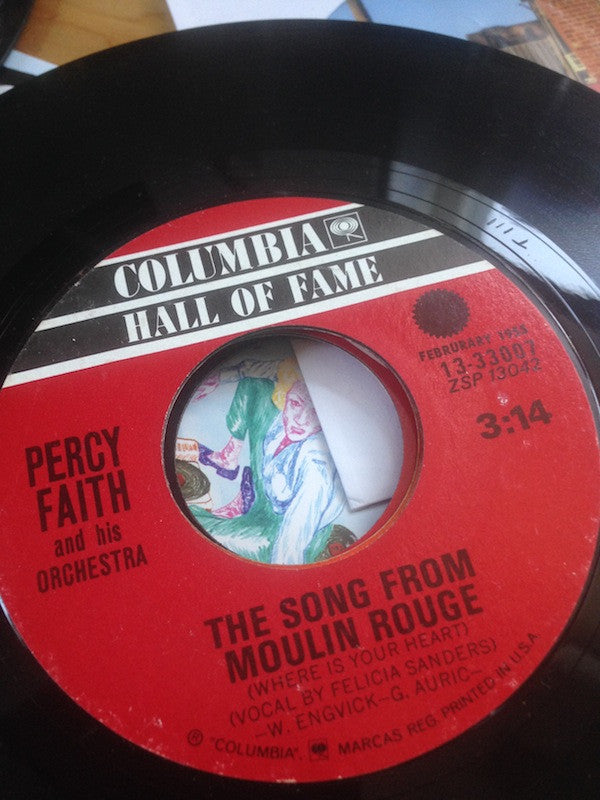 Percy Faith & His Orchestra : The Theme From "A Summer Place"/The Song From Moulin Rouge (7", RE)