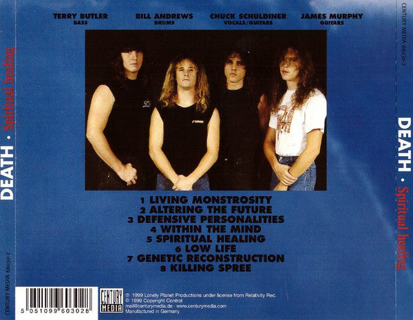 Death (2) : Spiritual Healing (CD, Album, RE)