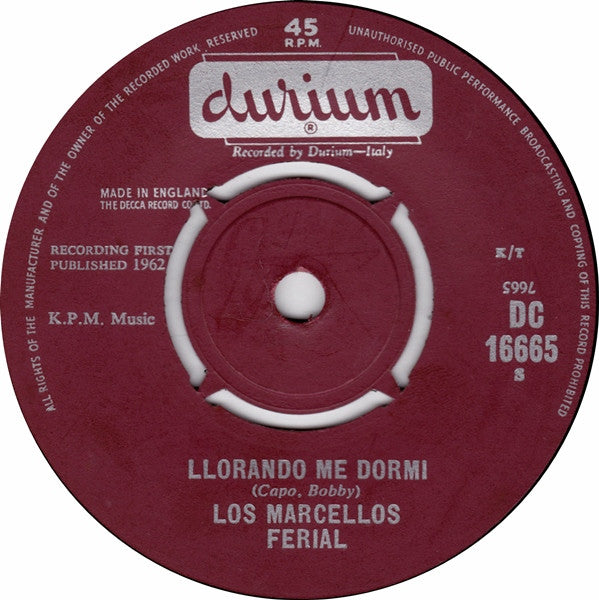 Marcello's Ferial : Quando Calienta El Sol (7")