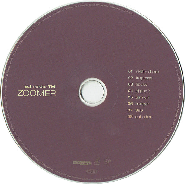 Schneider TM : Zoomer (CD, Album)