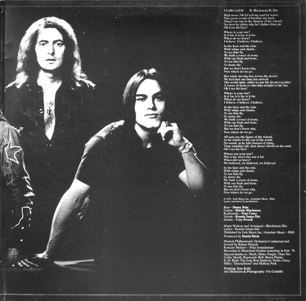 Rainbow : Rainbow Rising (LP, Album, Gat)