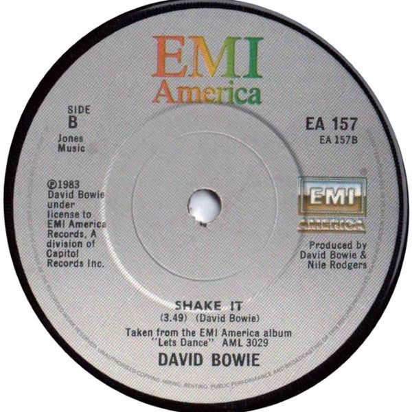David Bowie : China Girl (7", Sol)