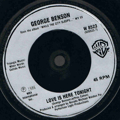 George Benson : Shiver (7", Single, Sil)