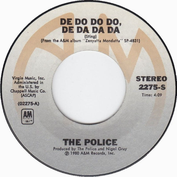 The Police : De Do Do Do, De Da Da Da (7", Single, Gre)