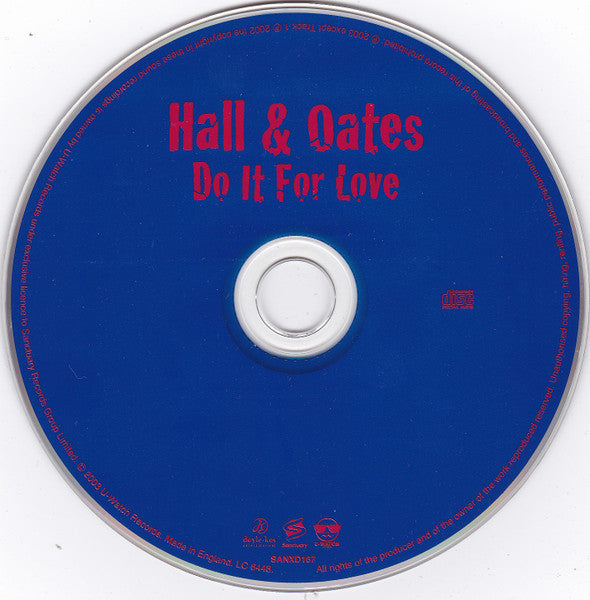 Daryl Hall & John Oates : Do It For Love (CD, Single)