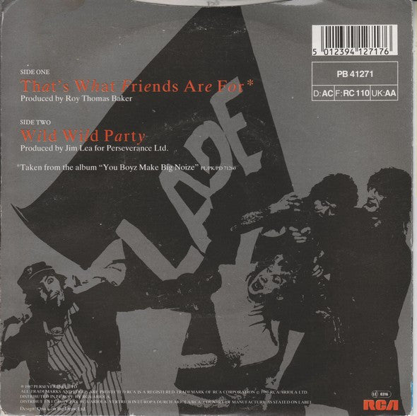 Slade : That's What Friends Are For (7", Single)
