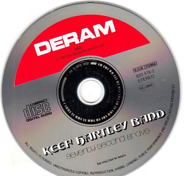 Keef Hartley Band* : Seventy Second Brave (CD, Album, RE)
