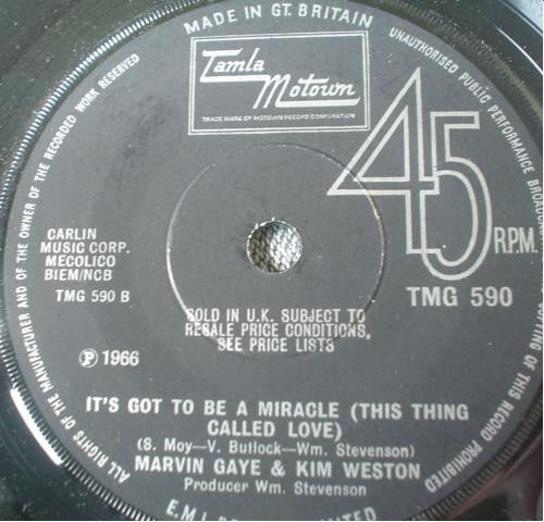 Marvin Gaye & Kim Weston : It Takes Two (7", Single, RP)