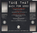 Take That : Back For Good (CD, Single, Dis)