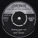 Ricky Nelson (2) : Just  A Little Too Much (7", Single, 4 P)
