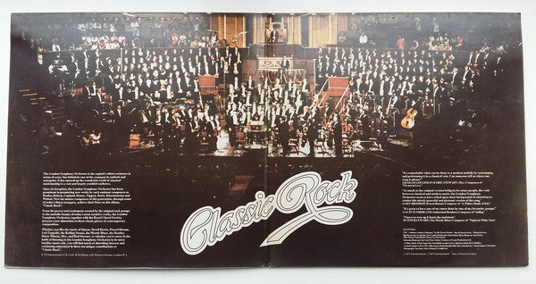 London Symphony Orchestra And The Royal Choral Society : Classic Rock (LP, Album, RE, WEA)
