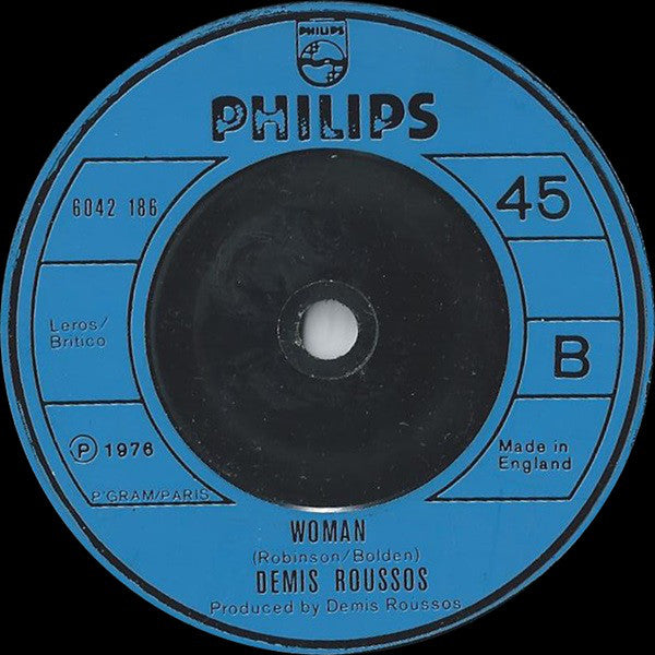 Demis Roussos : When Forever Has Gone (7", Single, Sol)