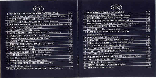 Billie Holiday : The Gold Collection: 40 Classic Performances  (2xCD, Comp)
