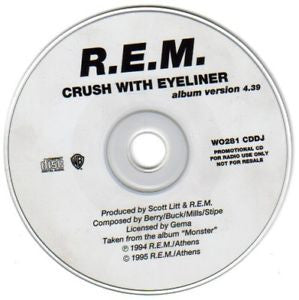 R.E.M. : Crush With Eyeliner (CD, Single, Promo)