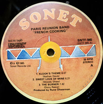 Paris Reunion Band : French Cooking (LP, Album)