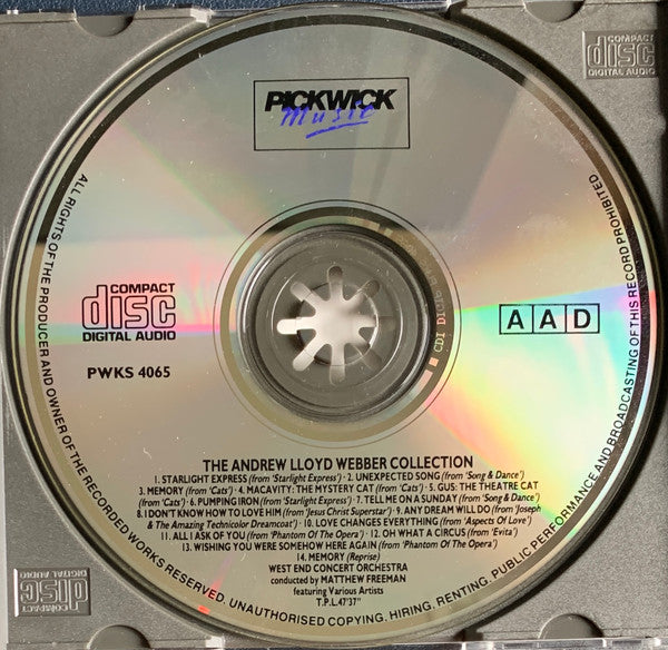 Andrew Lloyd Webber, Various : The Andrew Lloyd Webber Collection (CD, Comp)