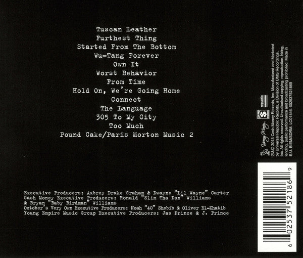 Drake : Nothing Was The Same (CD, Album)