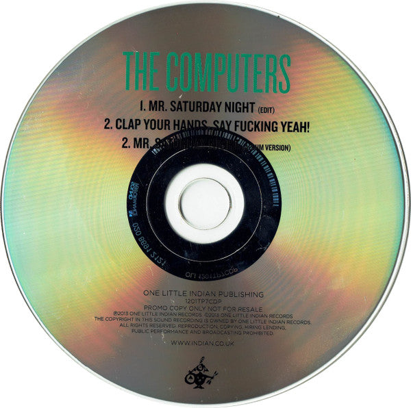 The Computers : Mr. Saturday Night (CD, Single, Promo)