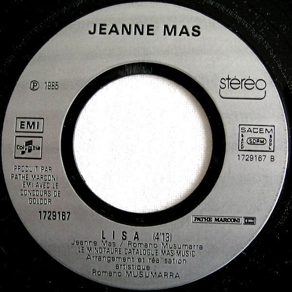 Jeanne Mas : Johnny, Johnny (7", Single)