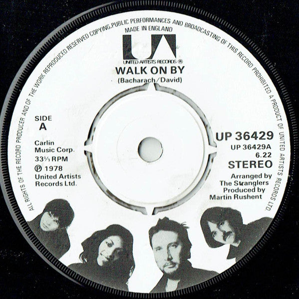 The Stranglers : Walk On By / Old Codger / Tank (7", Single, Pus)