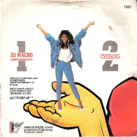 Sinitta : So Macho! (7", Single, Inj)