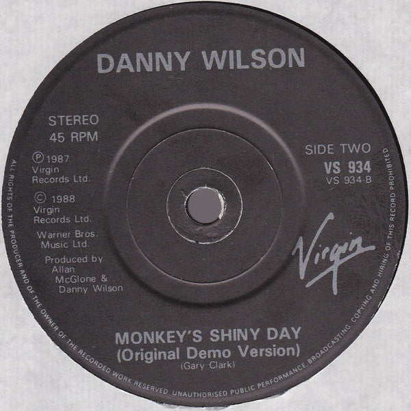 Danny Wilson (2) : Mary's Prayer (Paul Staveley O'Duffy Remix) / Monkey's Shiny Day (Original Demo Version) (7", Single, Bla)