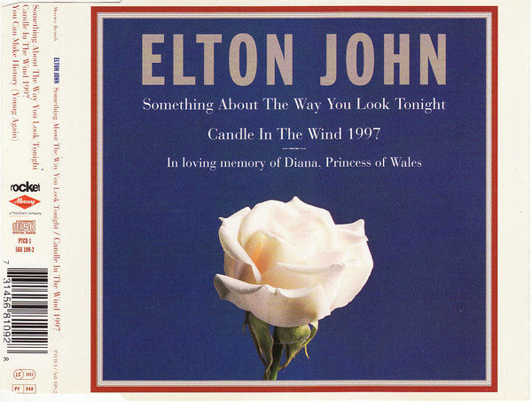 Elton John : Something About The Way You Look Tonight / Candle In The Wind 1997 (CD, Single)