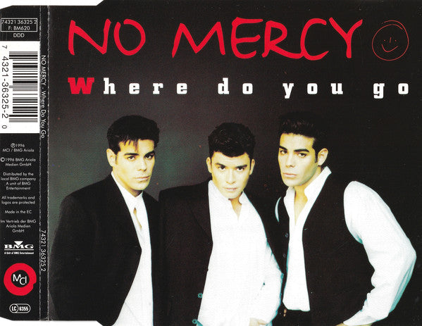 No Mercy : Where Do You Go (CD, Maxi)