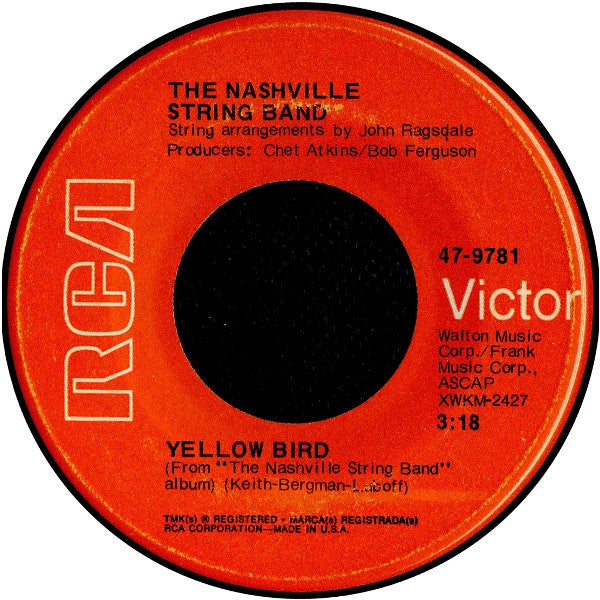The Nashville String Band : Yellow Bird (7")