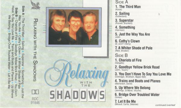 The Shadows : Relaxing With The Shadows (Cass, Comp)