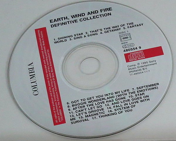 Earth, Wind & Fire : Definitive Collection (2xCD, Comp)