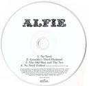 Alfie : No Need (CD, Single, Enh)