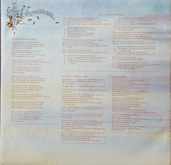 Genesis : Wind & Wuthering (LP, Album, RE, Blu)